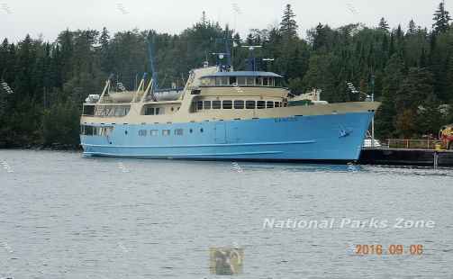 Picture of the 165 foot long boat, the Ranger III.