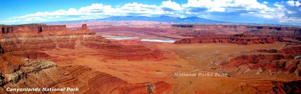 Picture showing a view along the Shafer Trail backcountry drive in Canyonlands National Park